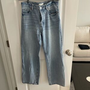 H&M high rise wide-leg Jean